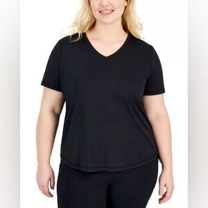 IDEOLOGY -UPF50 V-neck Short Sleeve Active Swim Shirt Rashguard / Workout Top 3X